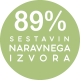 89% sestavin naravnega izvora