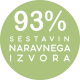 93% sestavin naravnega izvora