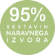 95% sestavin naravnega izvora