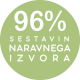 96% sestavin naravnega izvora