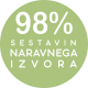 98% sestavin naravnega izvora